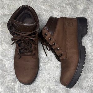 Timberland Woman  Dark Brown Lace-Up Boots